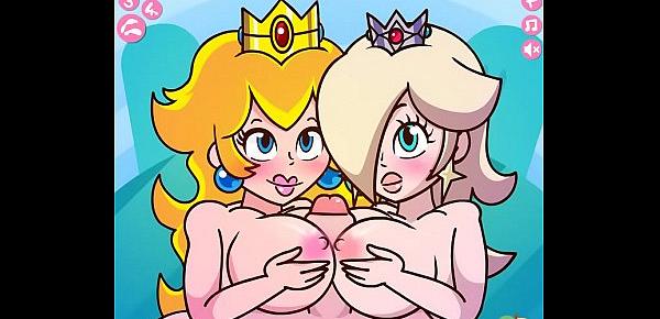  Princess Peach and Rosalina Titjob